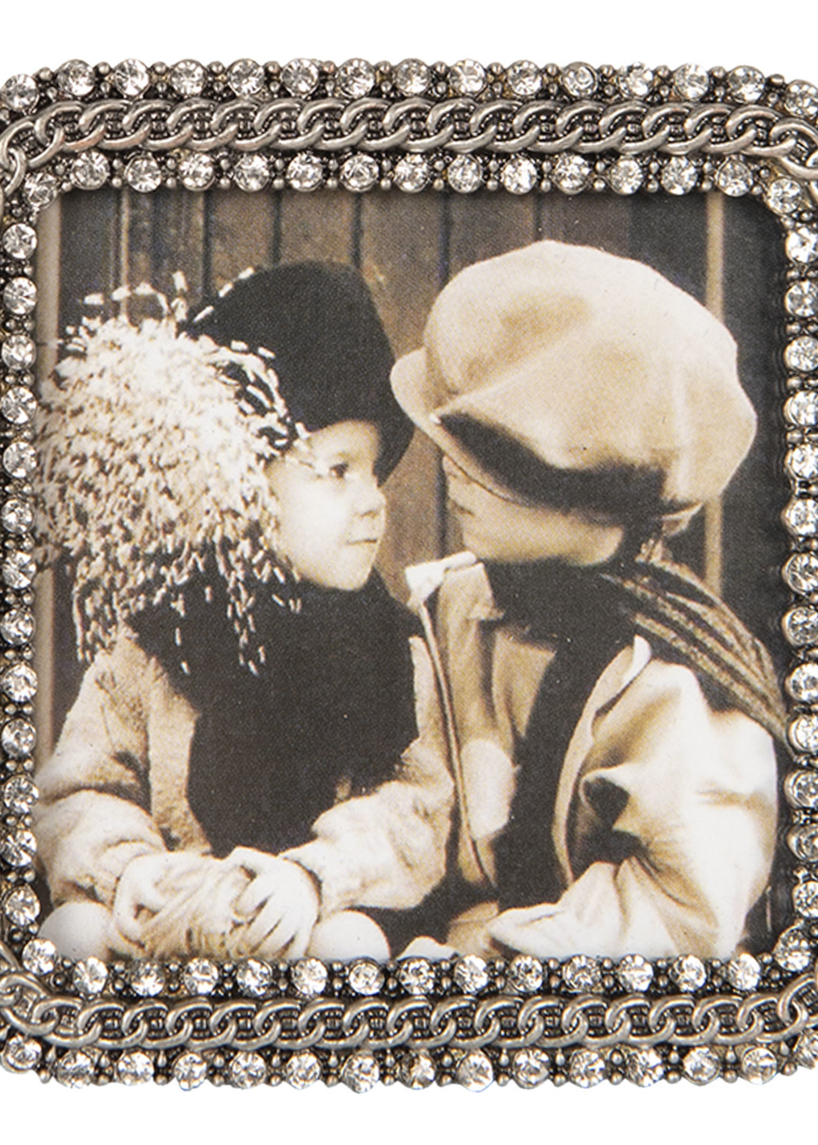 Clayre & Eef Cadre photo 7*2*7 cm / 6*6 cm 2F0645