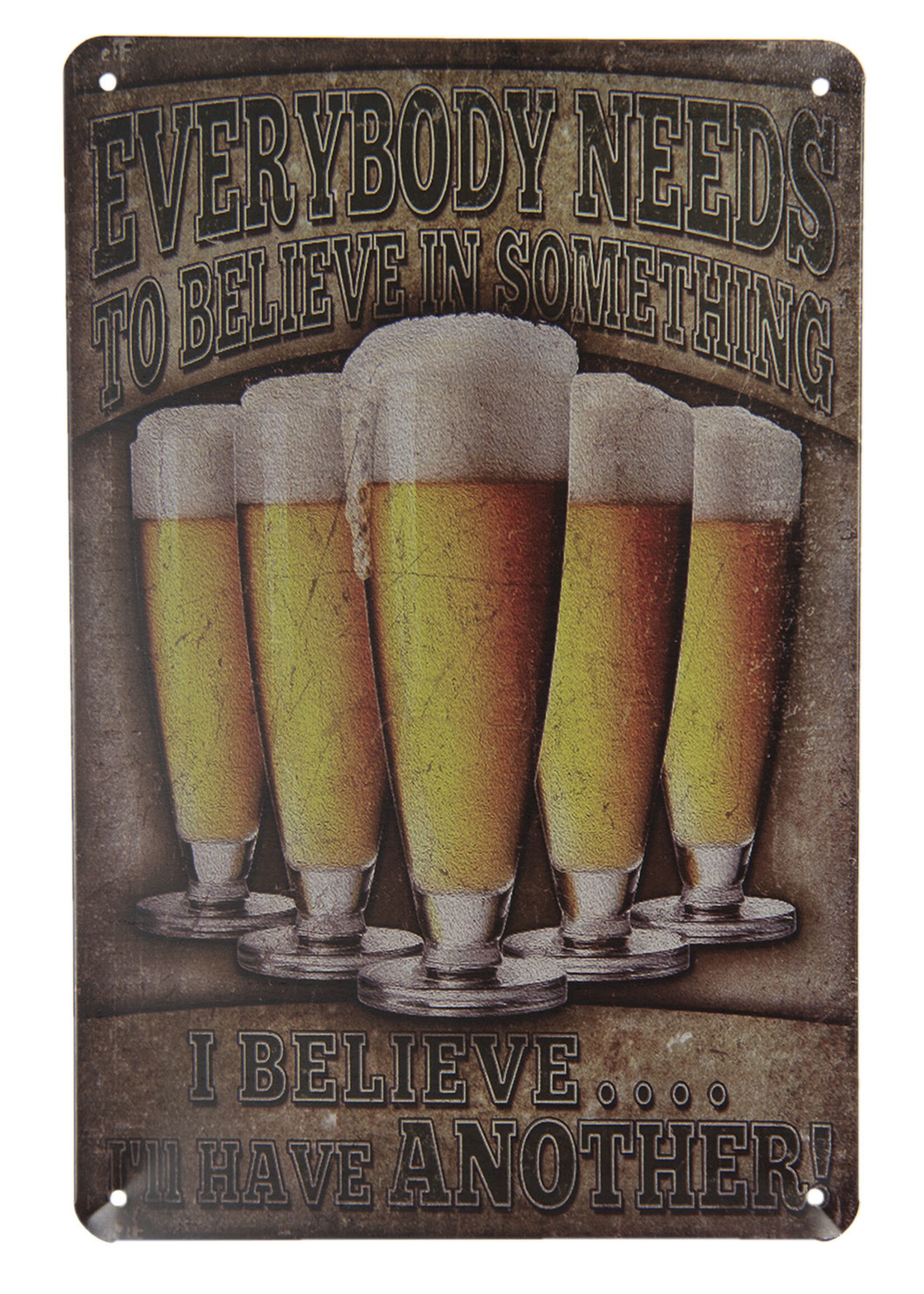 Clayre & Eef Plaque décorative 20*30 cm 6Y4086