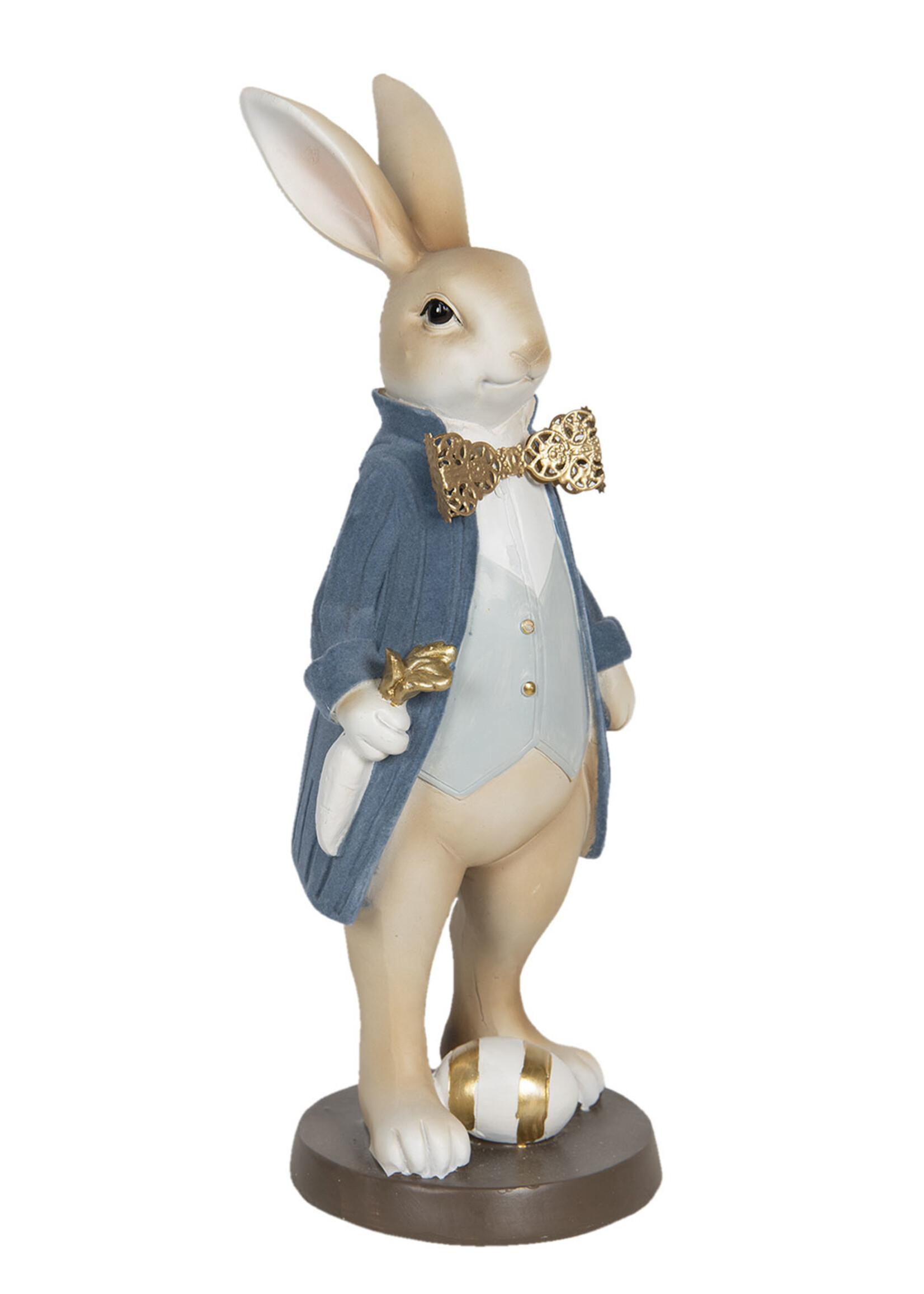 Clayre & Eef Décoration lapin 11*11*30 cm 6PR3162