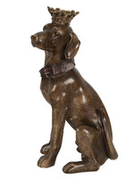 Clayre & Eef Décoration chien assis 21*18*40 cm 6PR3008