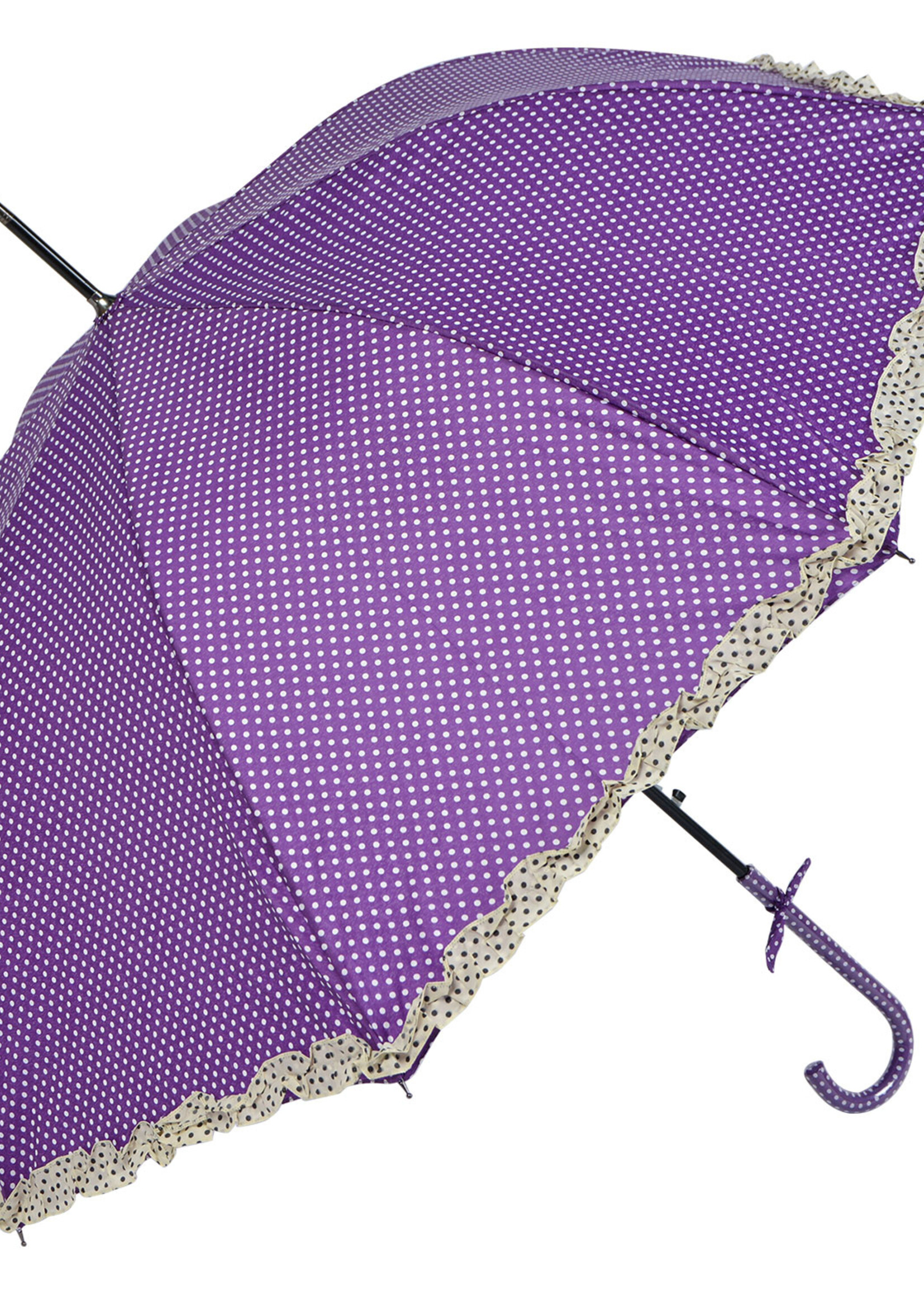 Clayre & Eef Parapluie Ø 90 cm violet JZUM0030PA