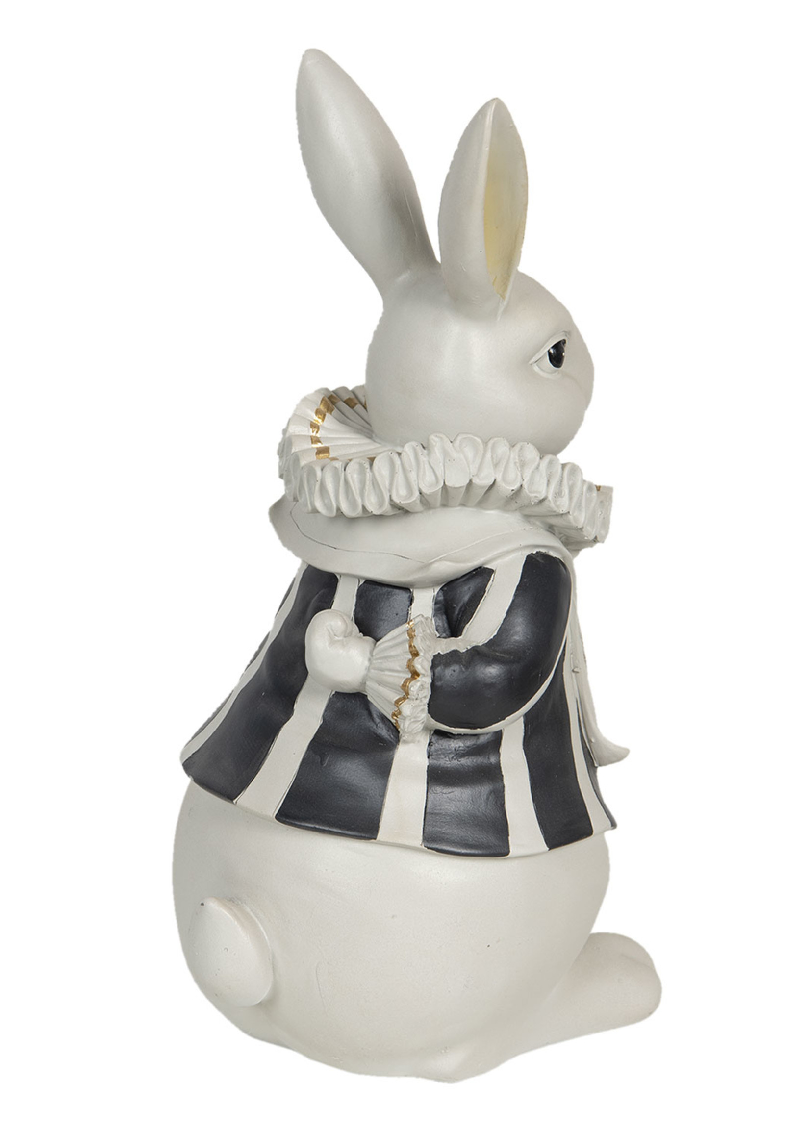 Clayre & Eef Décoration lapin 17*14*33 cm 6PR3163