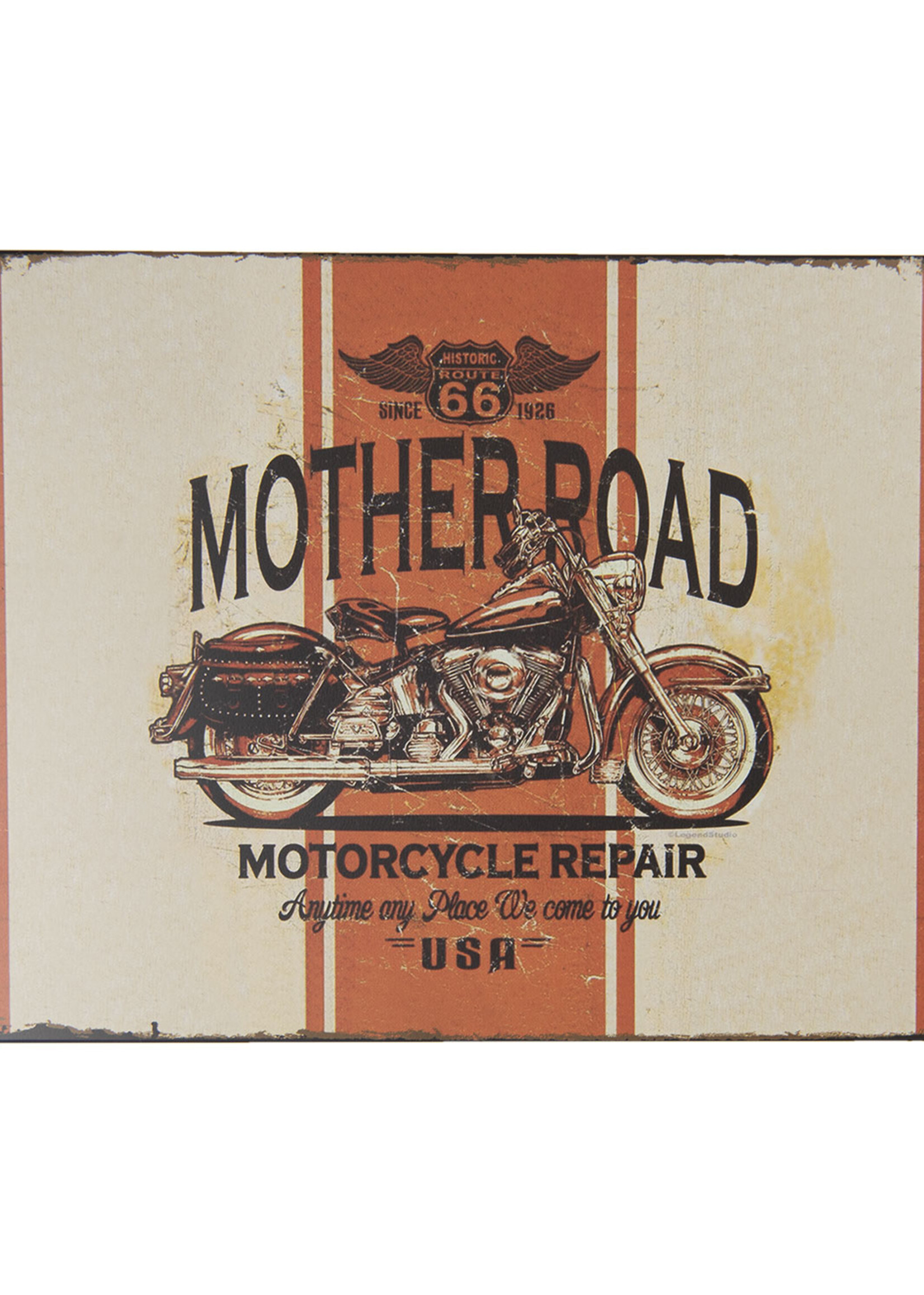 Clayre & Eef Tekstbord 30*20 cm 6Y4108