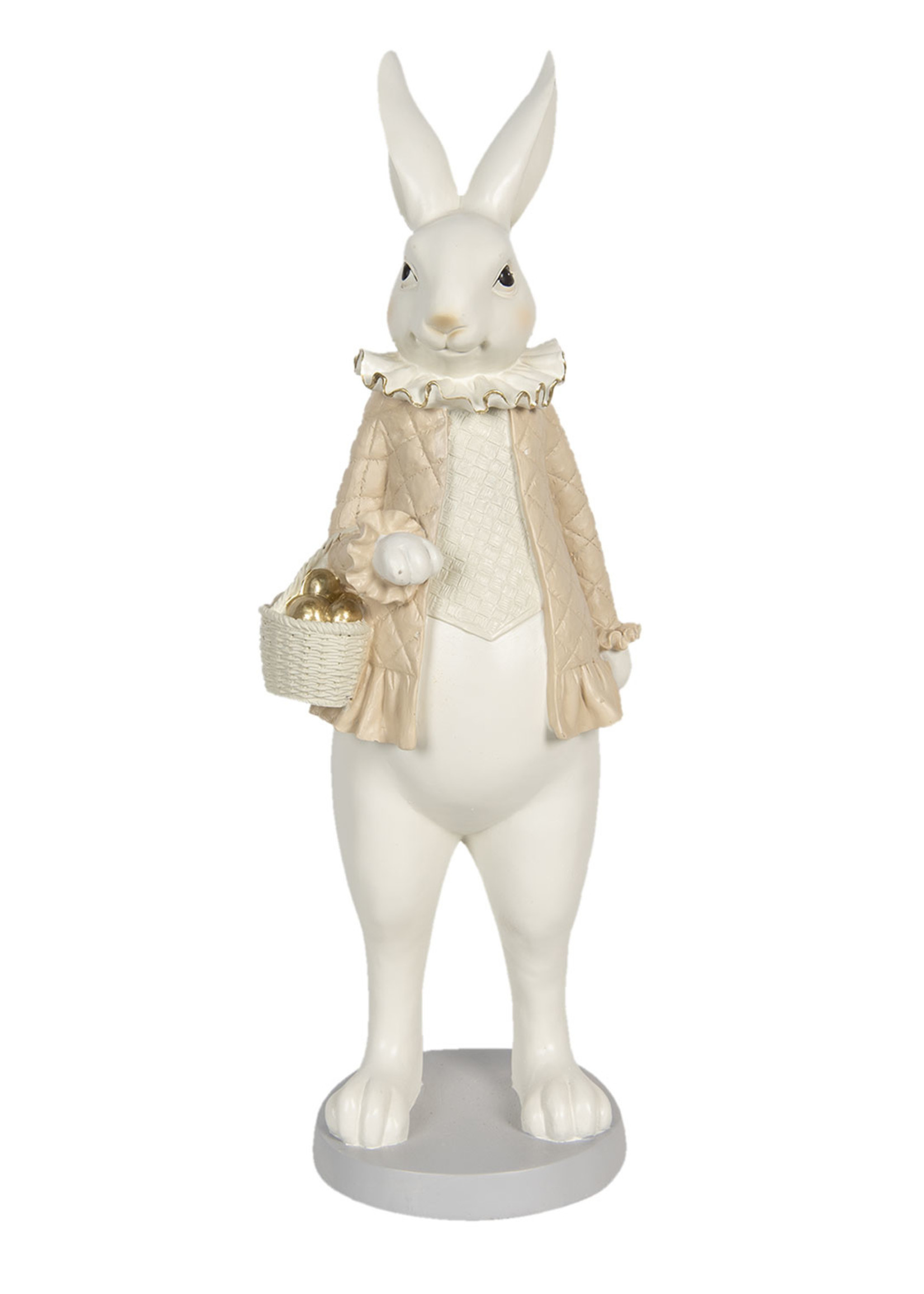 Clayre & Eef Décoration lapin fille 17*15*53 cm 6PR3169