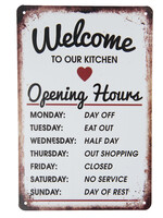 Clayre & Eef Tekstbord 20*30 cm 6Y4124