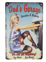 Clayre & Eef Tekstbord 20*30 cm 6Y4126