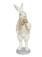 Clayre & Eef Decoratie konijn jongen 10*10*25 cm 6PR3172