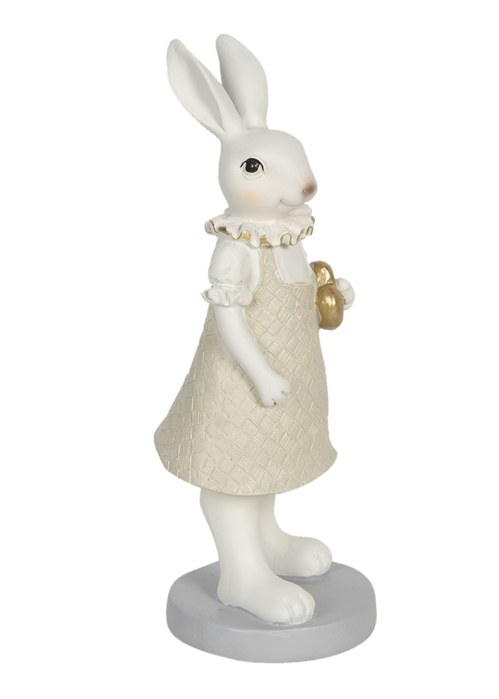 Clayre & Eef Décoration lapin fille 9*8*20 cm 6PR3175