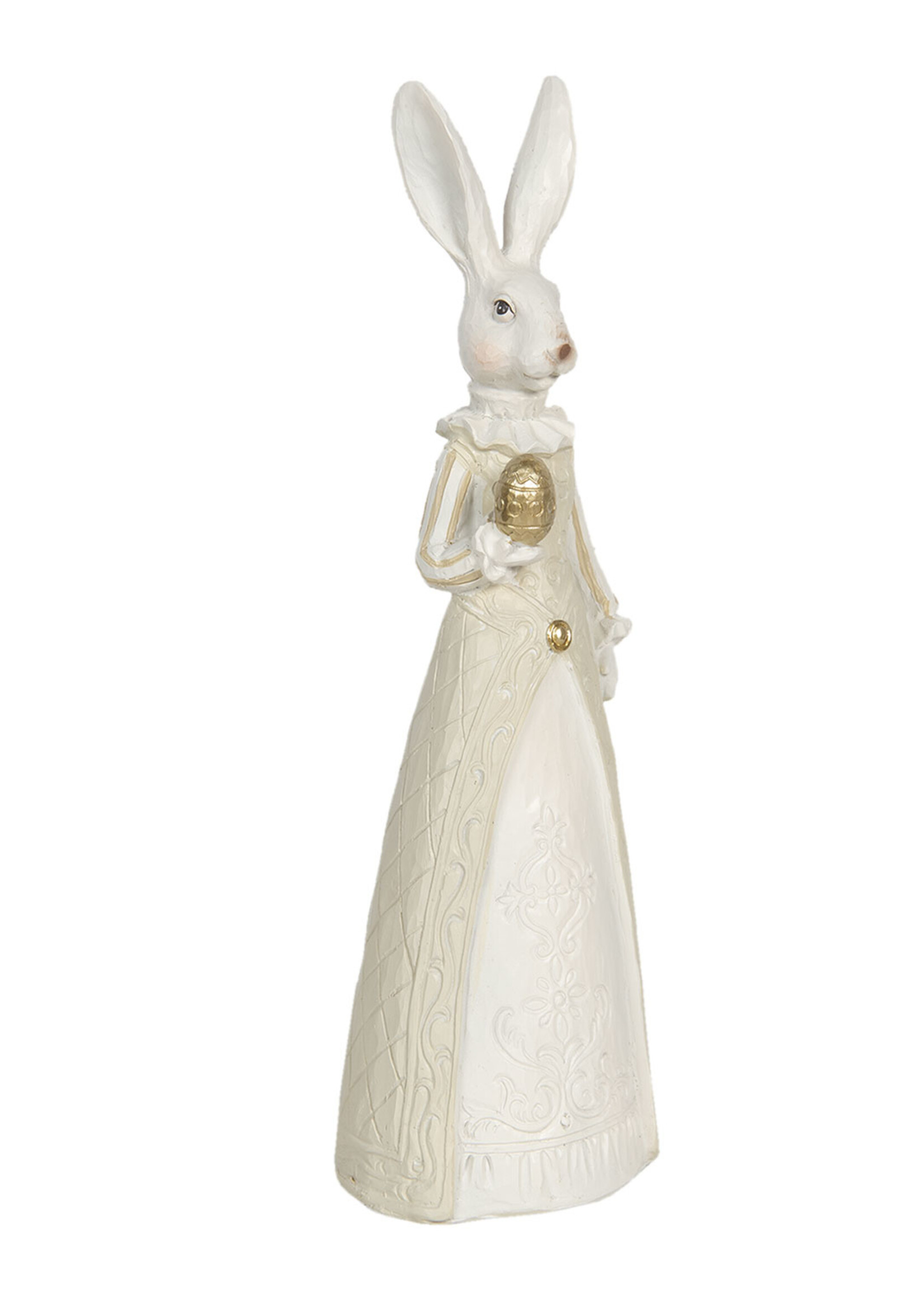 Clayre & Eef Décoration lapin fille  9*9*30 cm 6PR3181