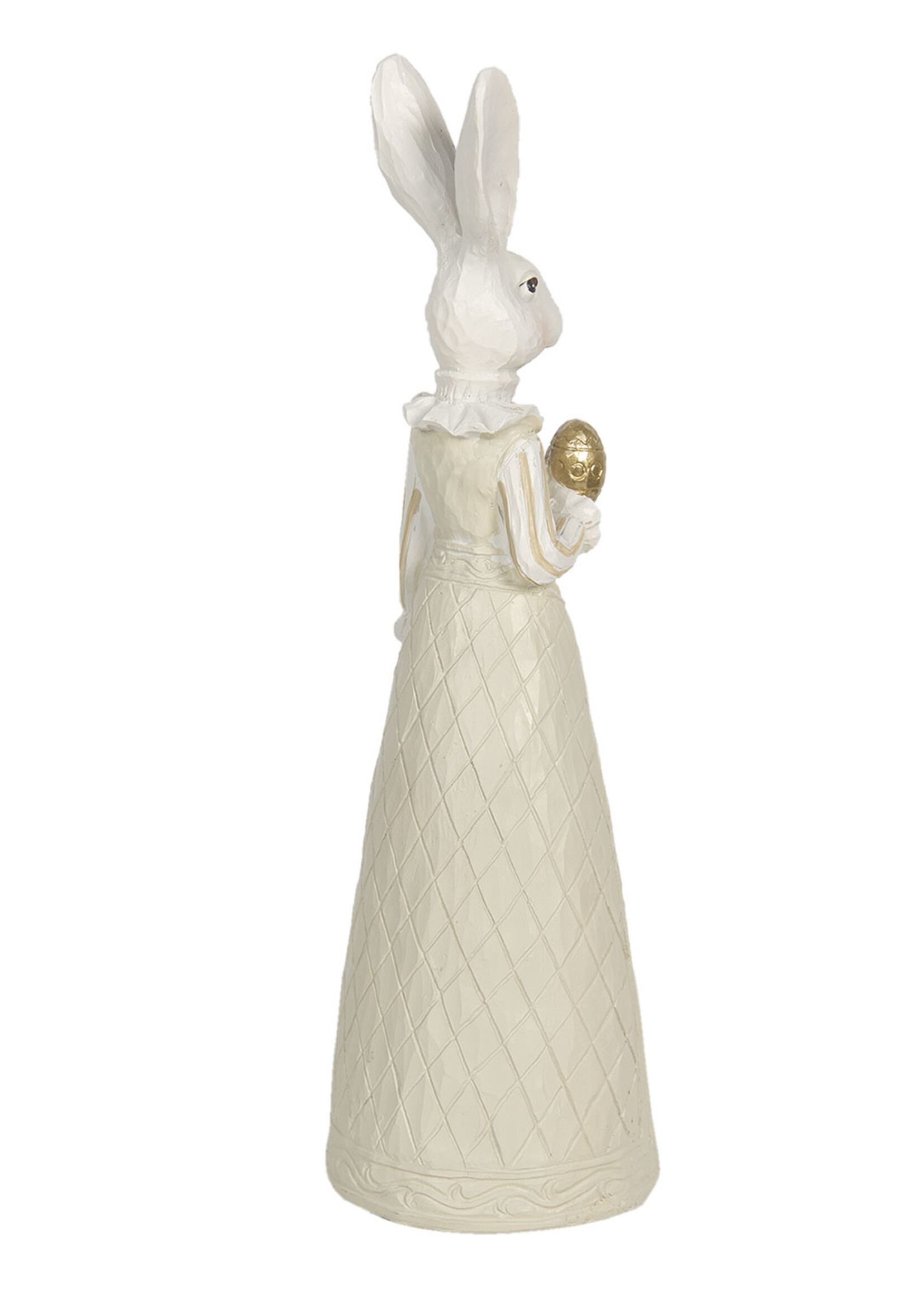 Clayre & Eef Décoration lapin fille  9*9*30 cm 6PR3181