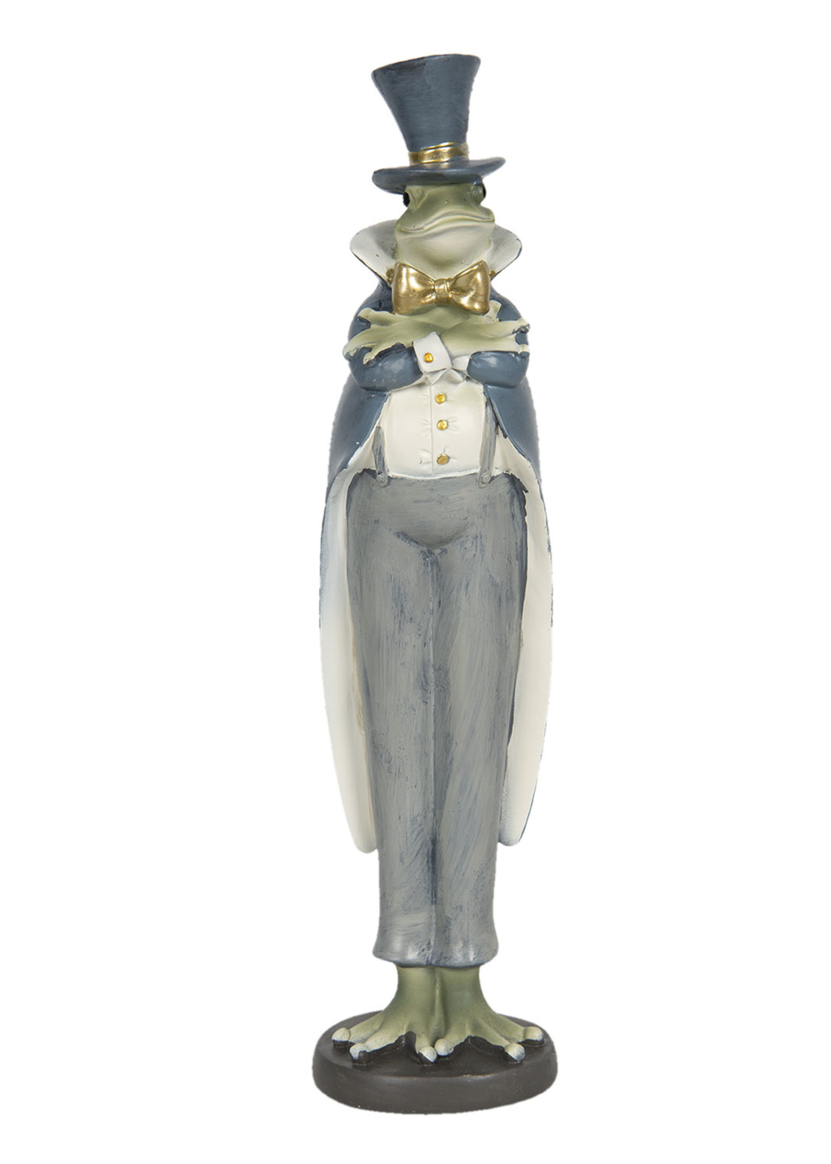 Clayre & Eef Décoration grenouille garçon 7*7*32 cm 6PR3187