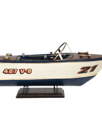 Clayre & Eef Décoration modèle bateau 31*13*13 cm 6Y4259