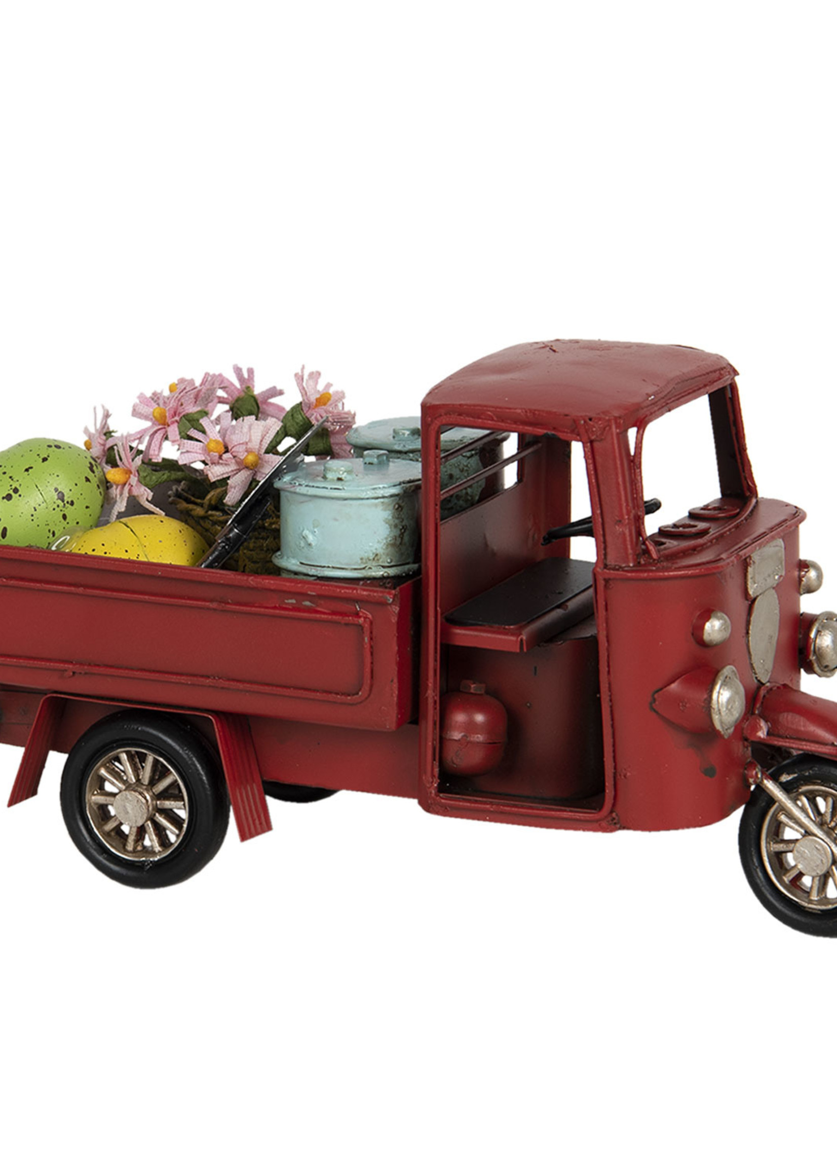 Clayre & Eef Modèle voiture tricycle 16*7*8 cm 6Y4262