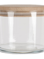 Clayre & Eef Voorraadpot met deksel Ø 10*8 cm / 400 ml 6GL3425