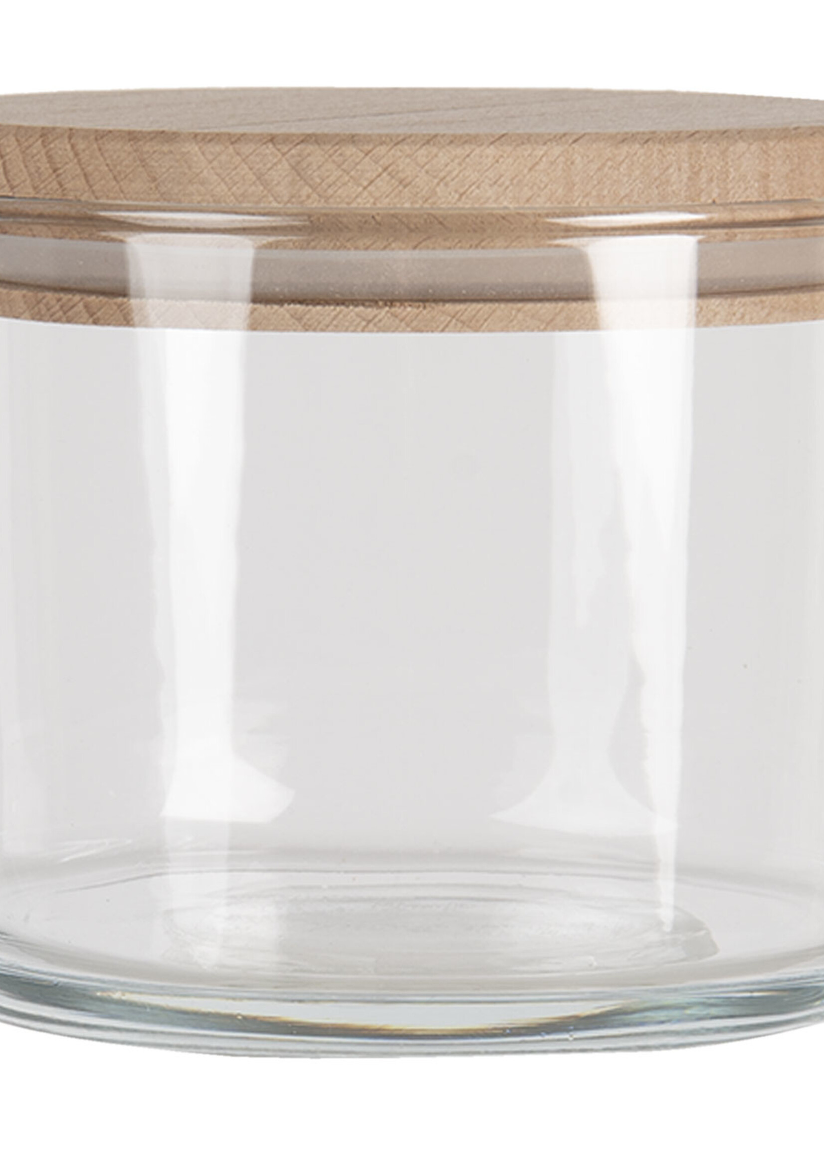 Clayre & Eef Voorraadpot met deksel Ø 10*8 cm / 400 ml 6GL3425