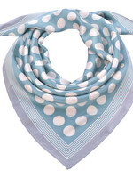 Clayre & Eef Écharpe 70*70 cm vert JZSC0561GR