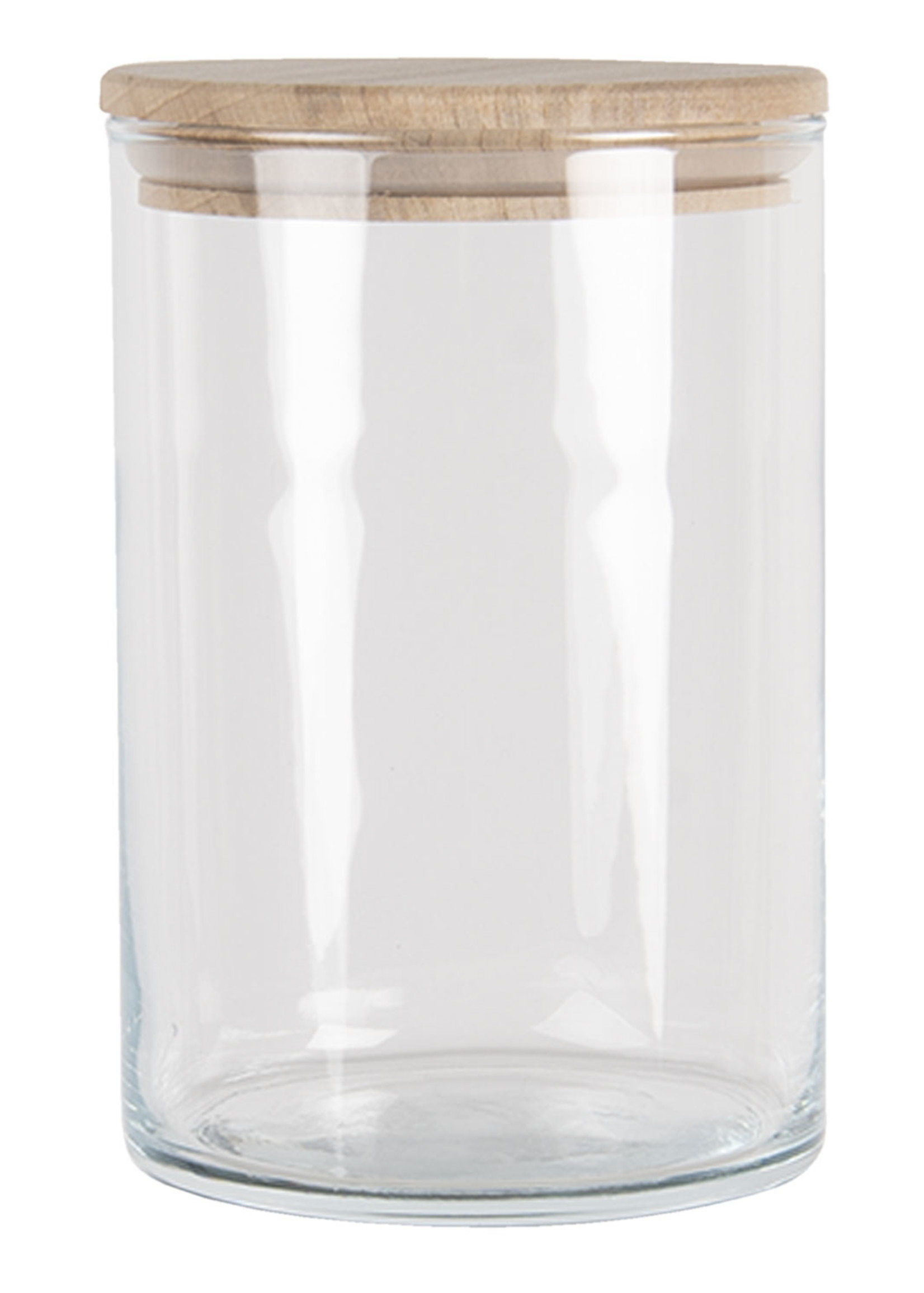 Clayre & Eef Voorraadpot met deksel Ø 10*15 cm / 880 ml 6GL3426