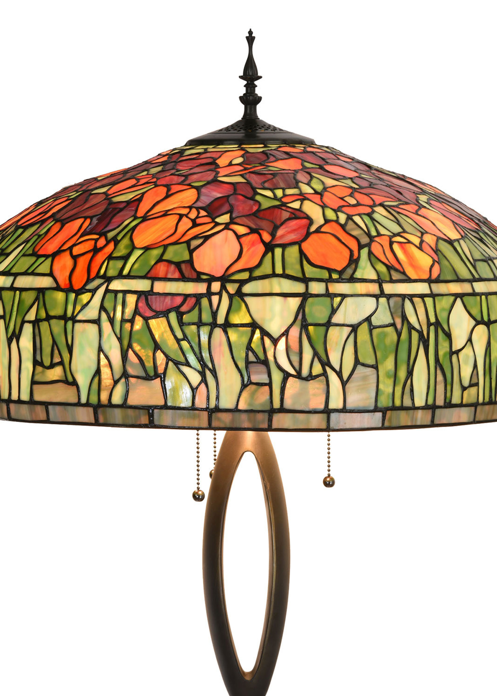 Clayre & Eef Vloerlamp Tiffany Ø 56*165 cm E27/max 3*60W 5LL-6041