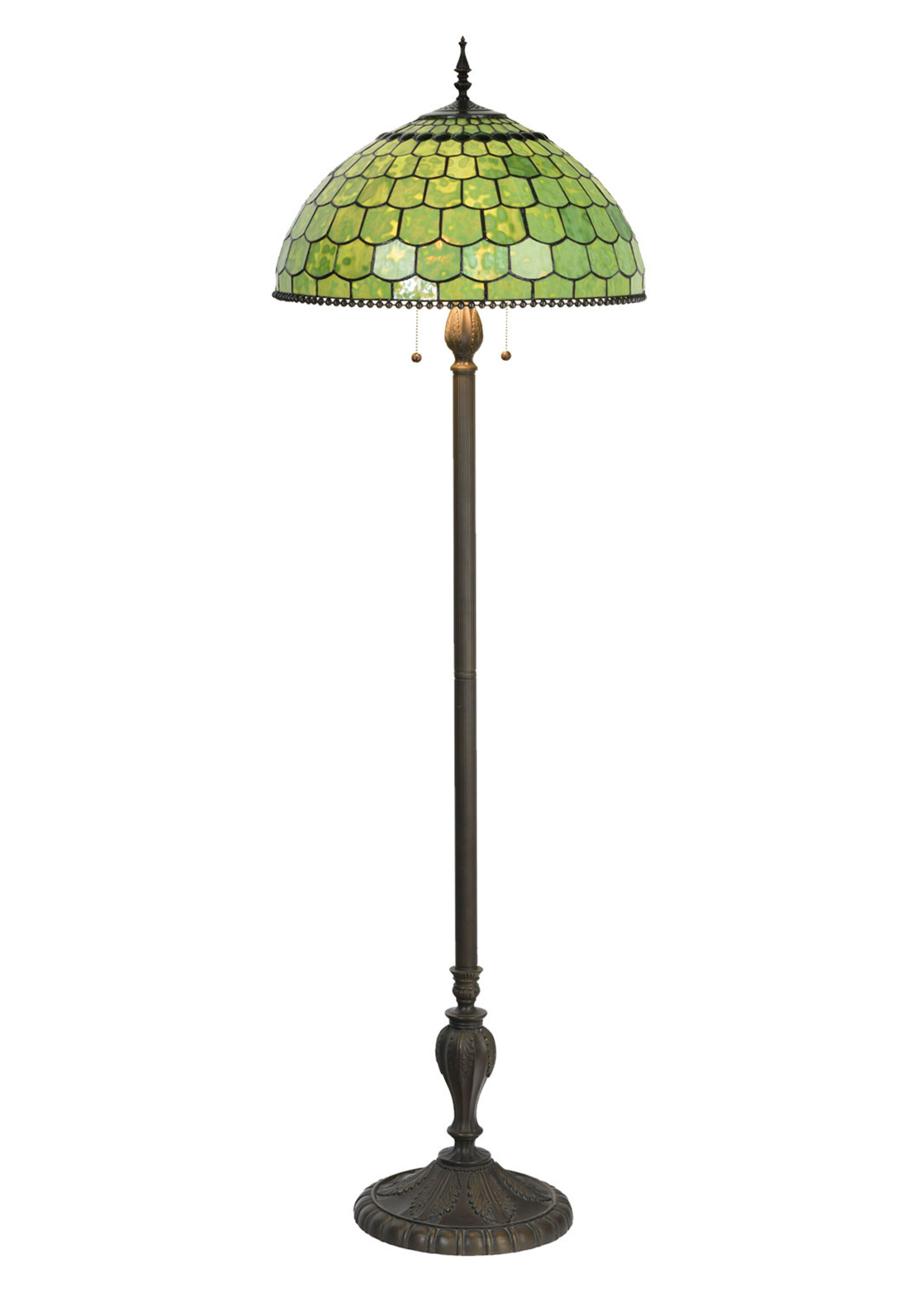 Clayre & Eef Vloerlamp Tiffany Ø 51*165 cm E27/max 3*60W 5LL-6042