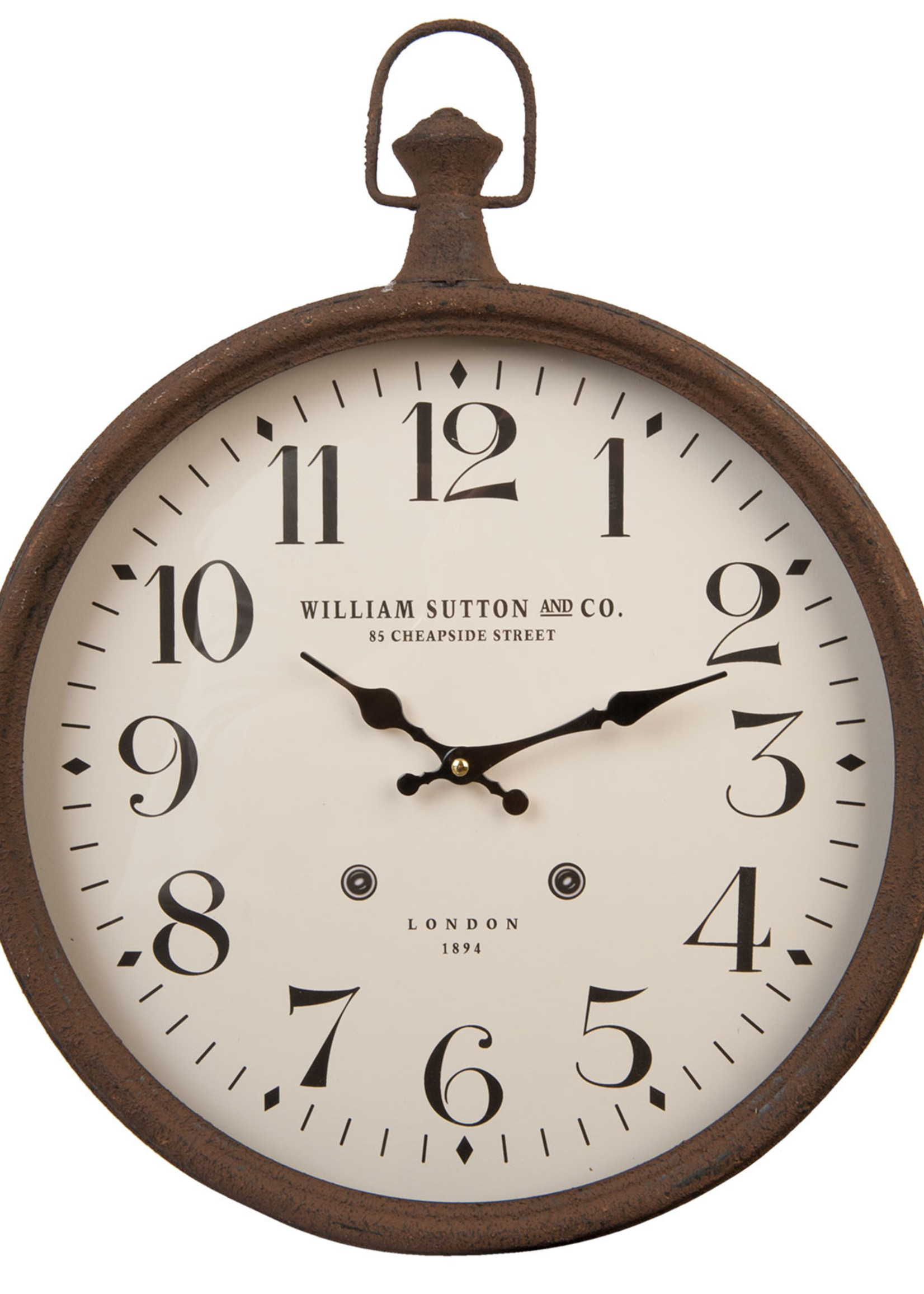 Clayre & Eef Wandklok 40*6*51 cm / 1*AA 5KL0082