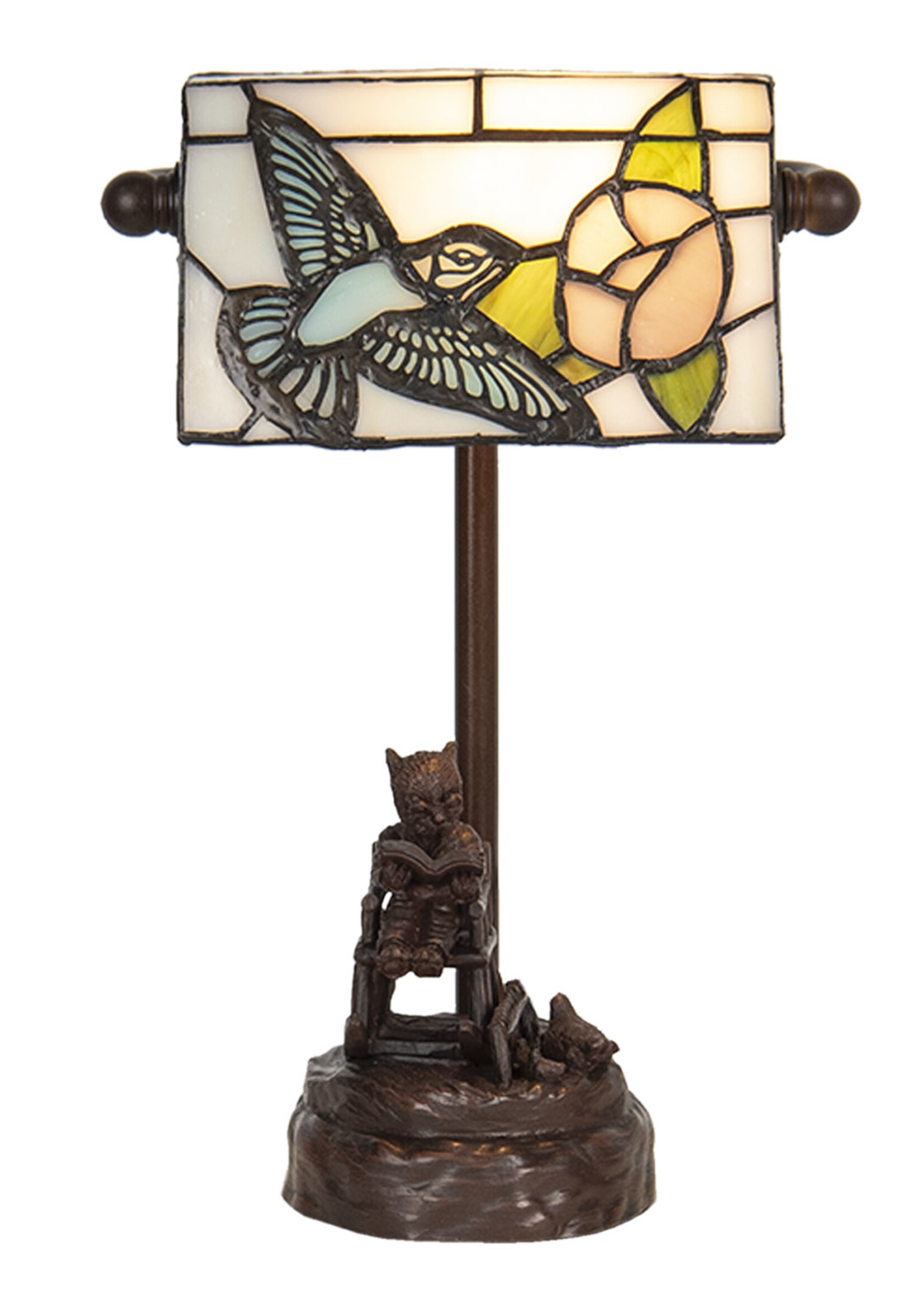 Clayre & Eef Bureaulamp Tiffany 17*15*28 cm E14/max 1*25W 5LL-6050