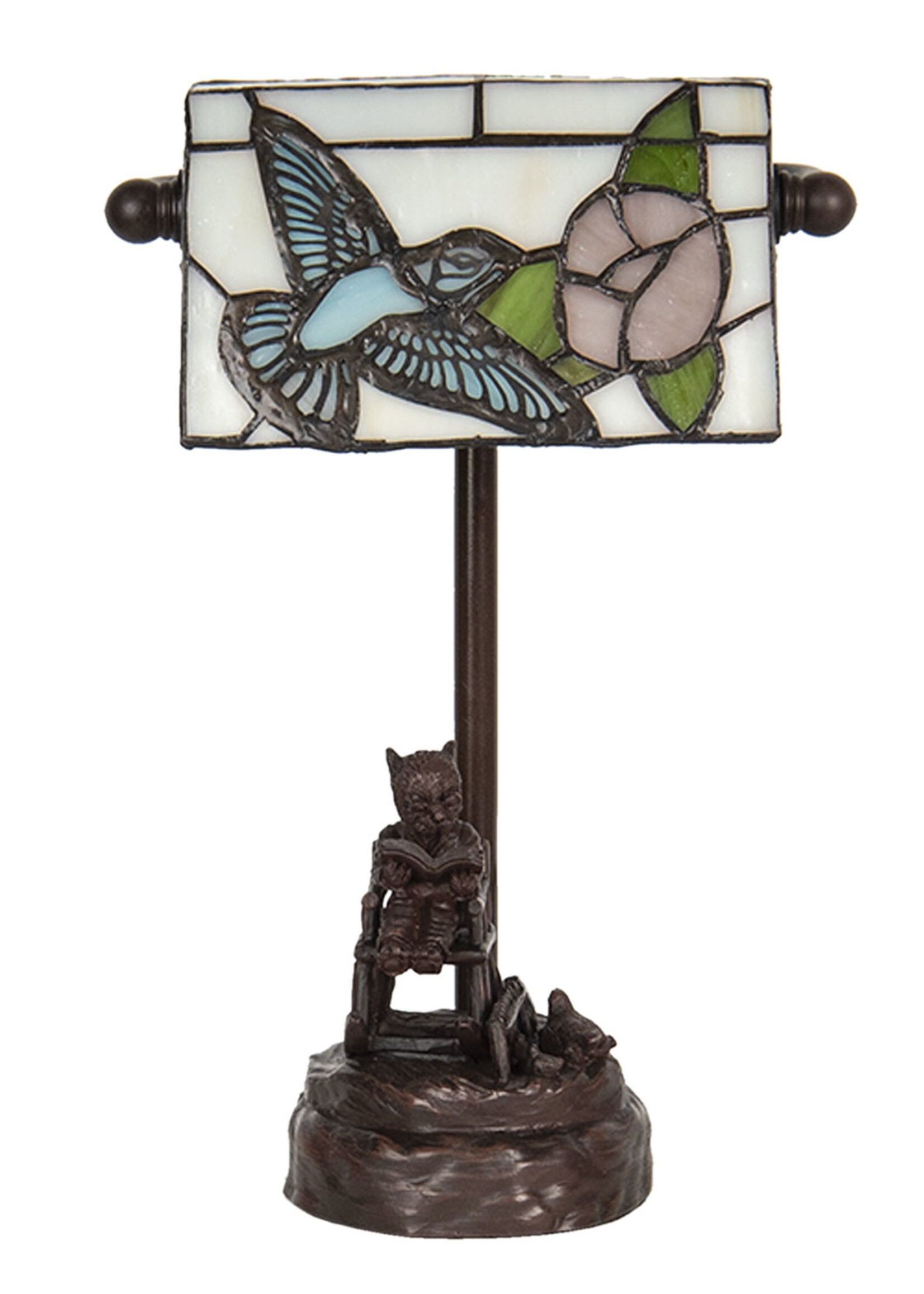 Clayre & Eef Lampe de bureau Tiffany 17*15*28 cm E14/max 1*25W 5LL-6050