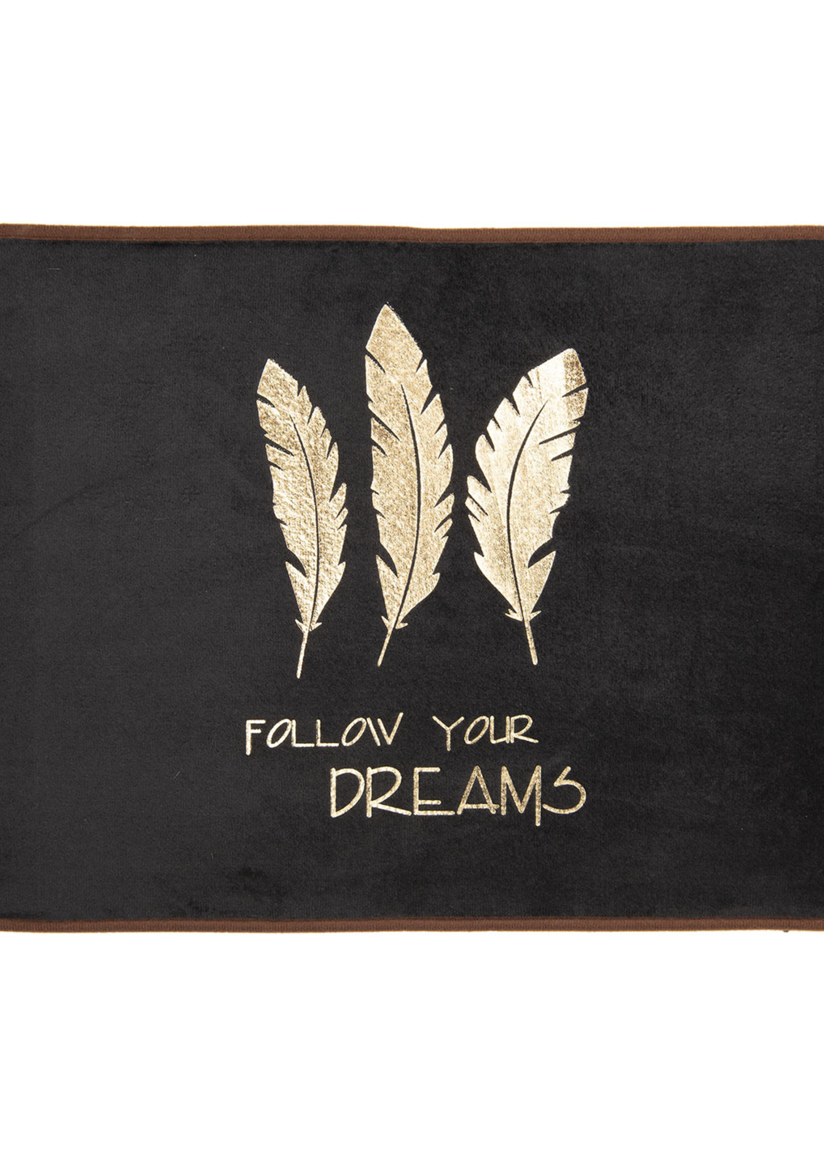 Clayre & Eef Tapis de bain 60*40*1 cm MC151