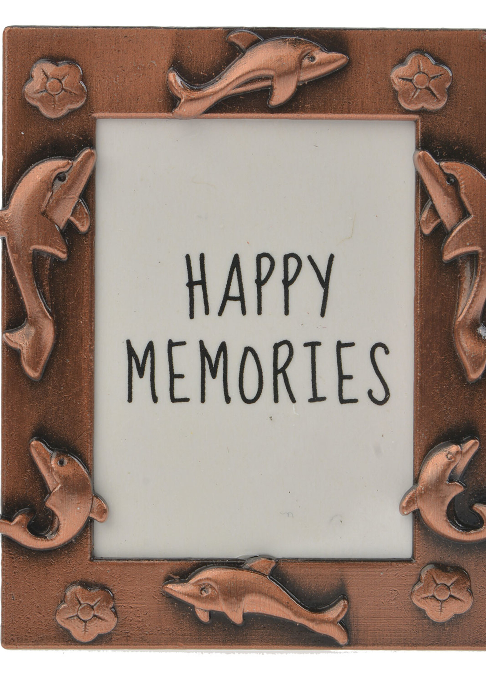 Clayre & Eef Cadre photo 4*5 cm/2.5*3.5 cm couleur cuivre MLFF0004KO