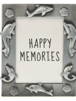 Clayre & Eef Cadre photo 4*5 cm/2.5*3.5 cm couleur argentée MLFF0004ZI