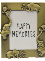 Clayre & Eef Cadre photo 4*5 cm/2.5*3.5 cm couleur or MLFF0005GO