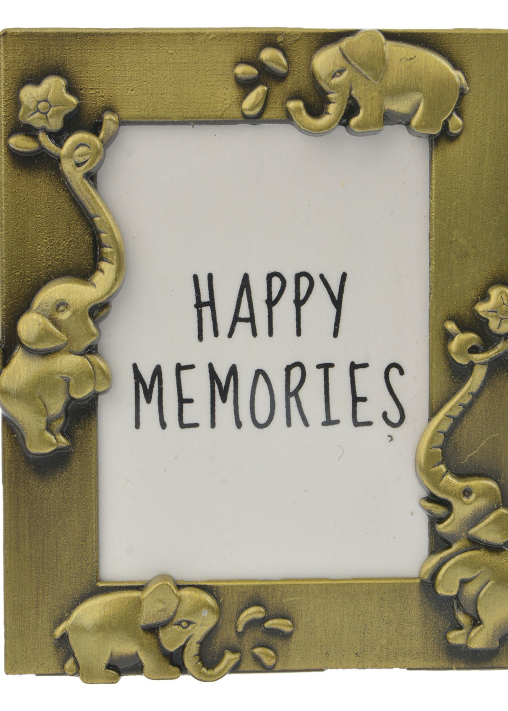 Clayre & Eef Cadre photo 4*5 cm/2.5*3.5 cm couleur or MLFF0005GO