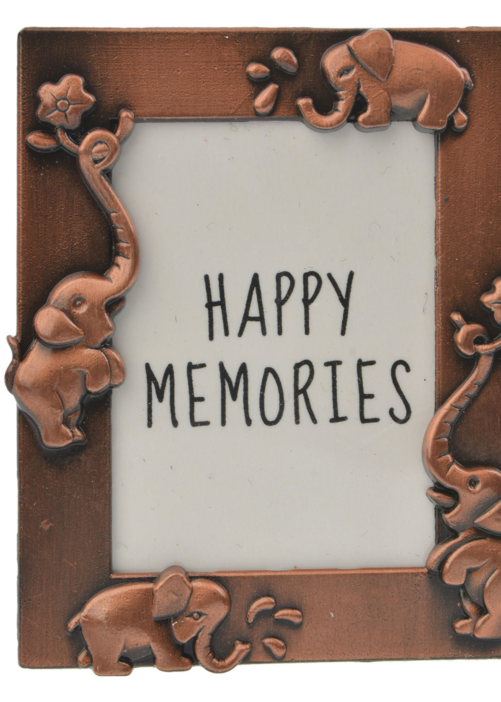 Clayre & Eef Cadre photo 4*5 cm/2.5*3.5 cm couleur cuivre MLFF0005KO