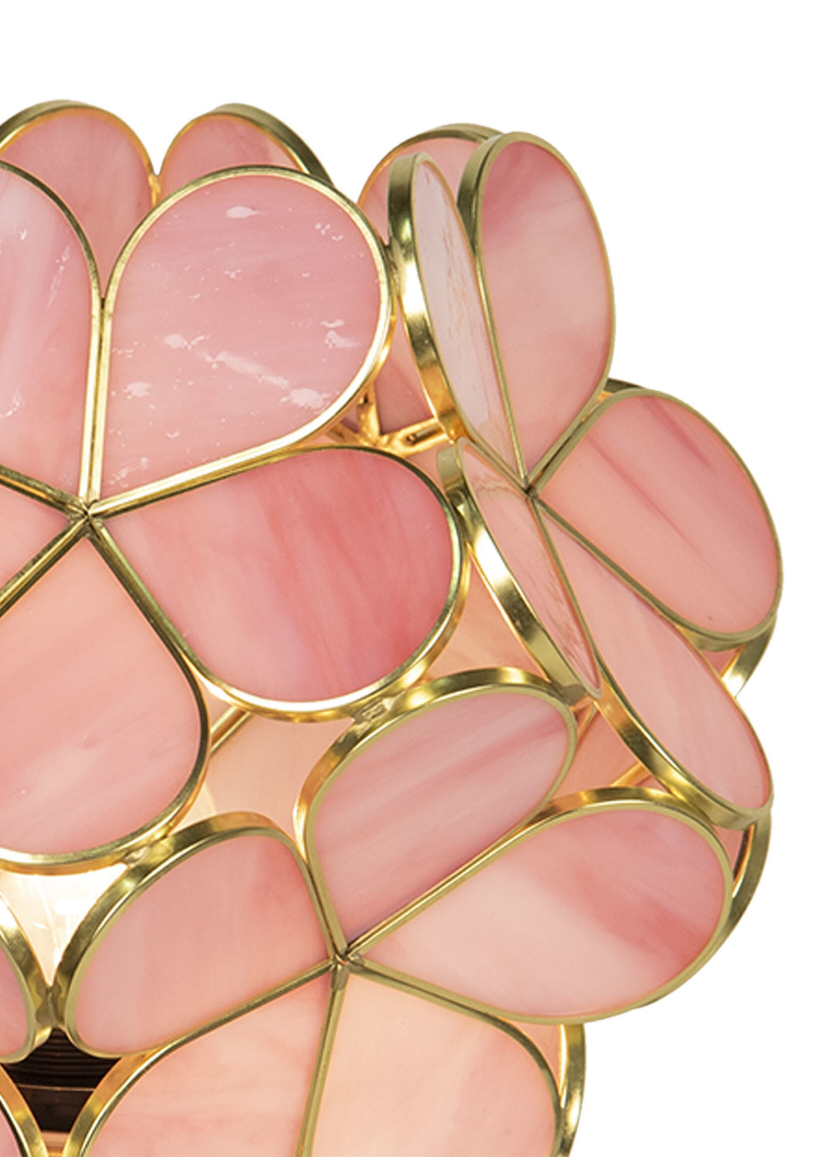 Clayre & Eef Lampe de table Tiffany 21*21*38 cm E14/max 1*25W 5LL-6065