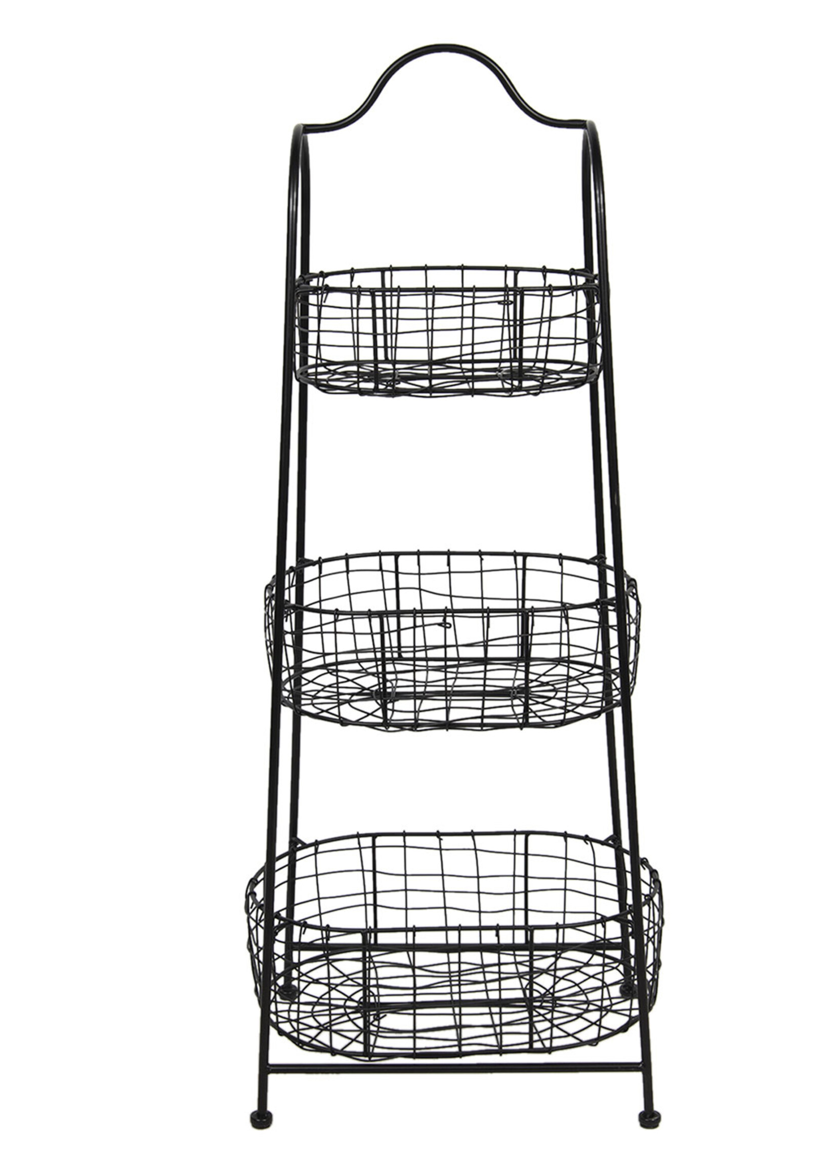 Clayre & Eef Rek met manden 42*30*108 cm 5Y0824