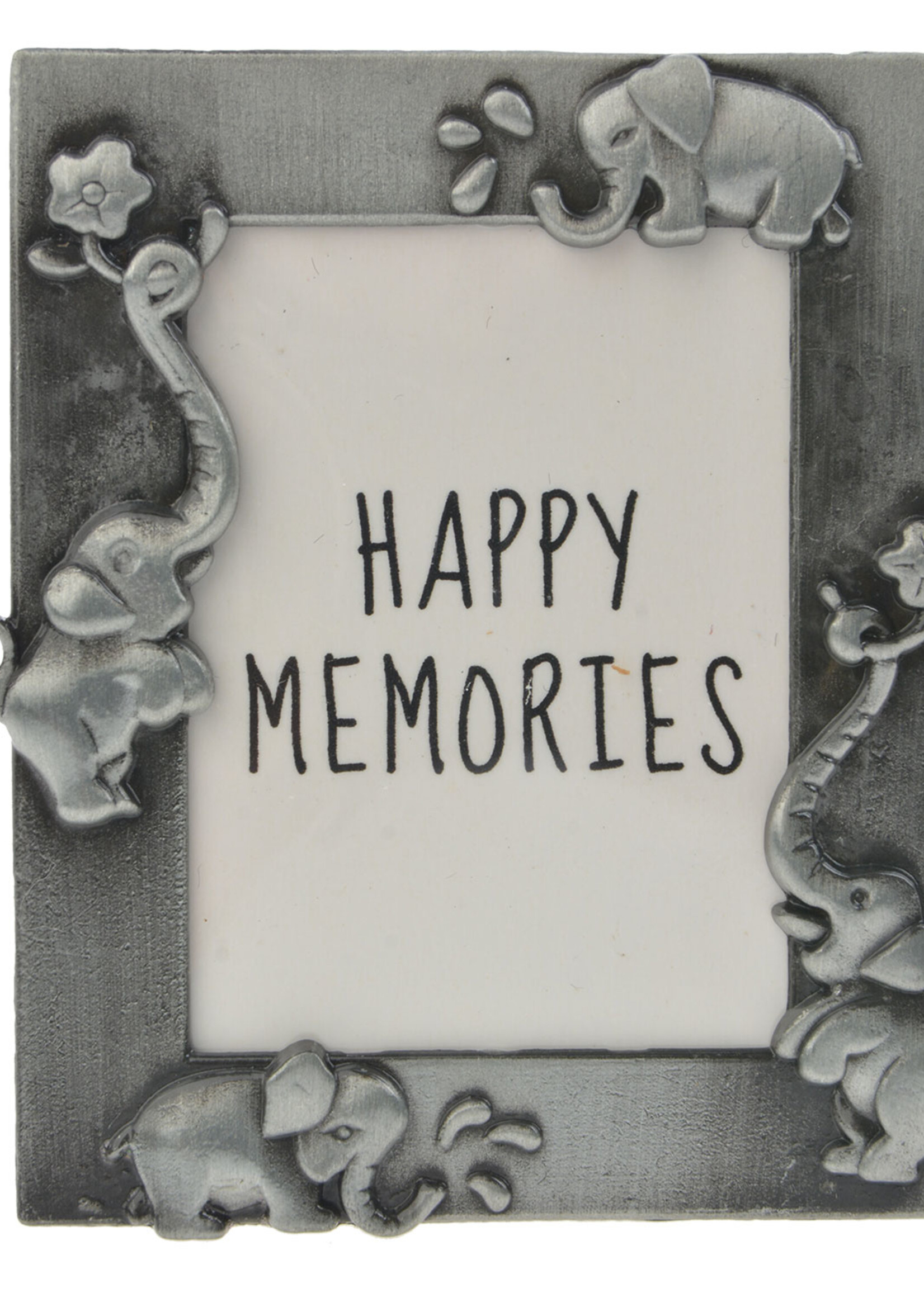 Clayre & Eef Cadre photo 4*5 cm/2.5*3.5 cm couleur argentée MLFF0005ZI