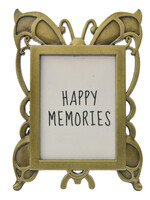 Clayre & Eef Cadre photo 4*6 cm/2.5*3.5 cm couleur or MLFF0006GO