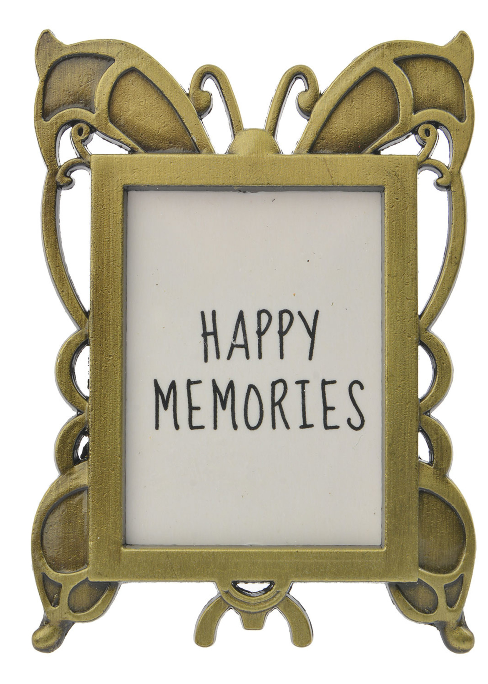 Clayre & Eef Fotolijst 4*6 cm/2.5*3.5 cm goudkleurig MLFF0006GO