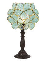 Clayre & Eef Lampe de table Tiffany 21*21*38 cm E14/max 1*25W 5LL-6066
