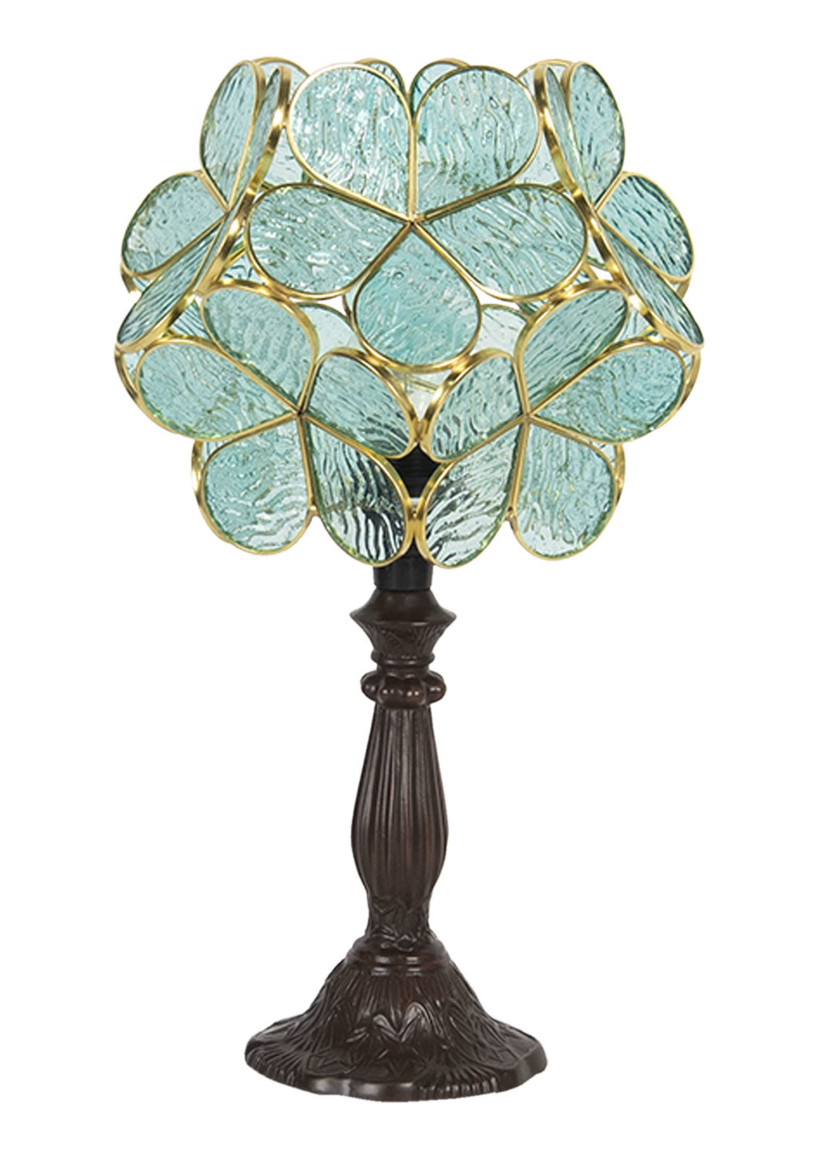 Clayre & Eef Lampe de table Tiffany 21*21*38 cm E14/max 1*25W 5LL-6066