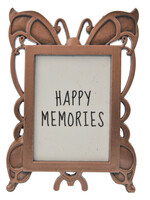 Clayre & Eef Cadre photo 4*6 cm/2.5*3.5 cm couleur cuivre MLFF0006KO