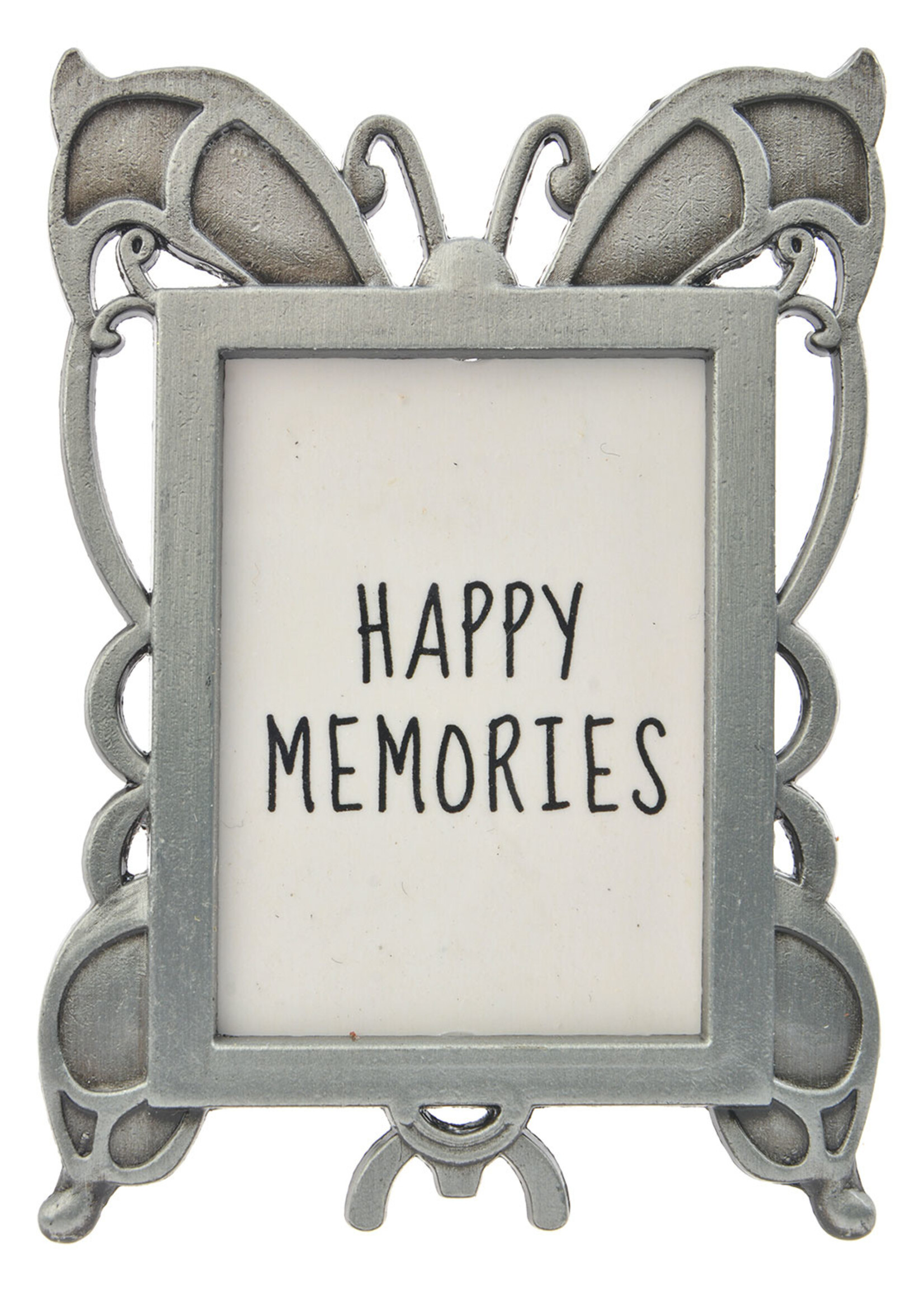 Clayre & Eef Cadre photo 4*6 cm/2.5*3.5 cm couleur argentée MLFF0006ZI