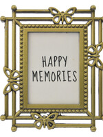 Clayre & Eef Cadre photo 4*6 cm/2.5*3.5 cm couleur or MLFF0007GO