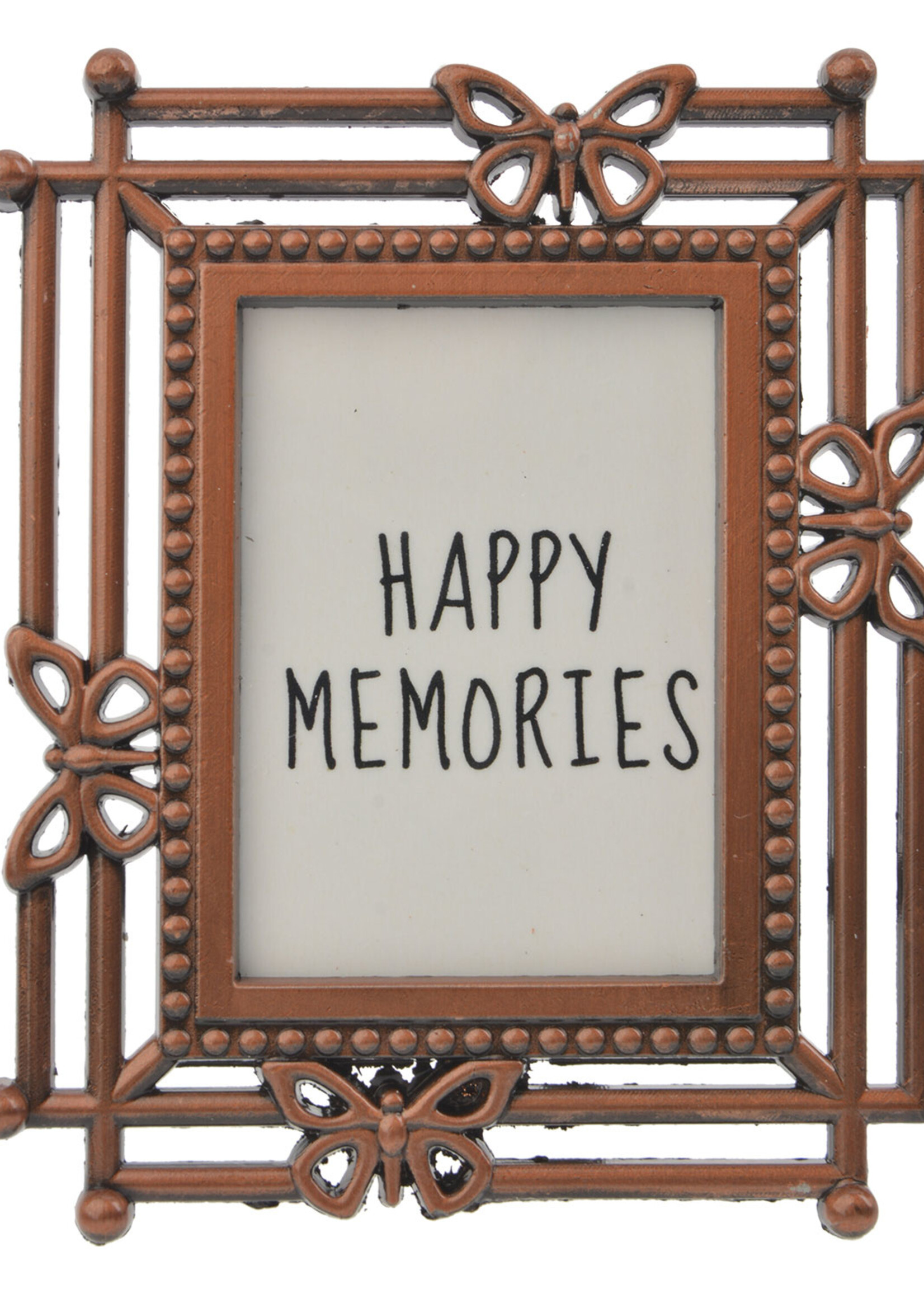 Clayre & Eef Fotolijst 4*6 cm/2.5*3.5 cm koperkleurig MLFF0007KO