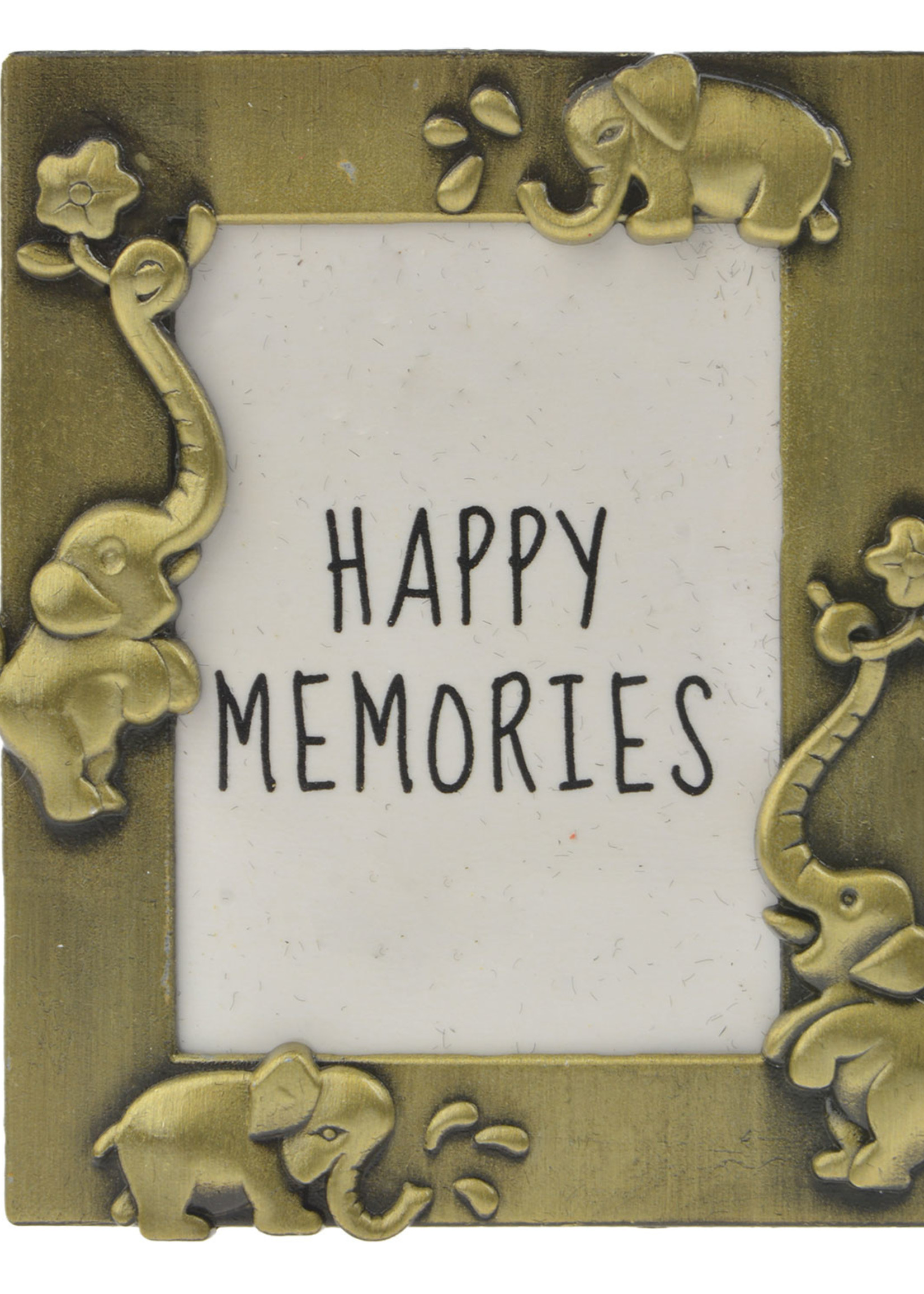 Clayre & Eef Cadre photo 4*5 cm/2.5*3.5 cm couleur or MLFF0008GO