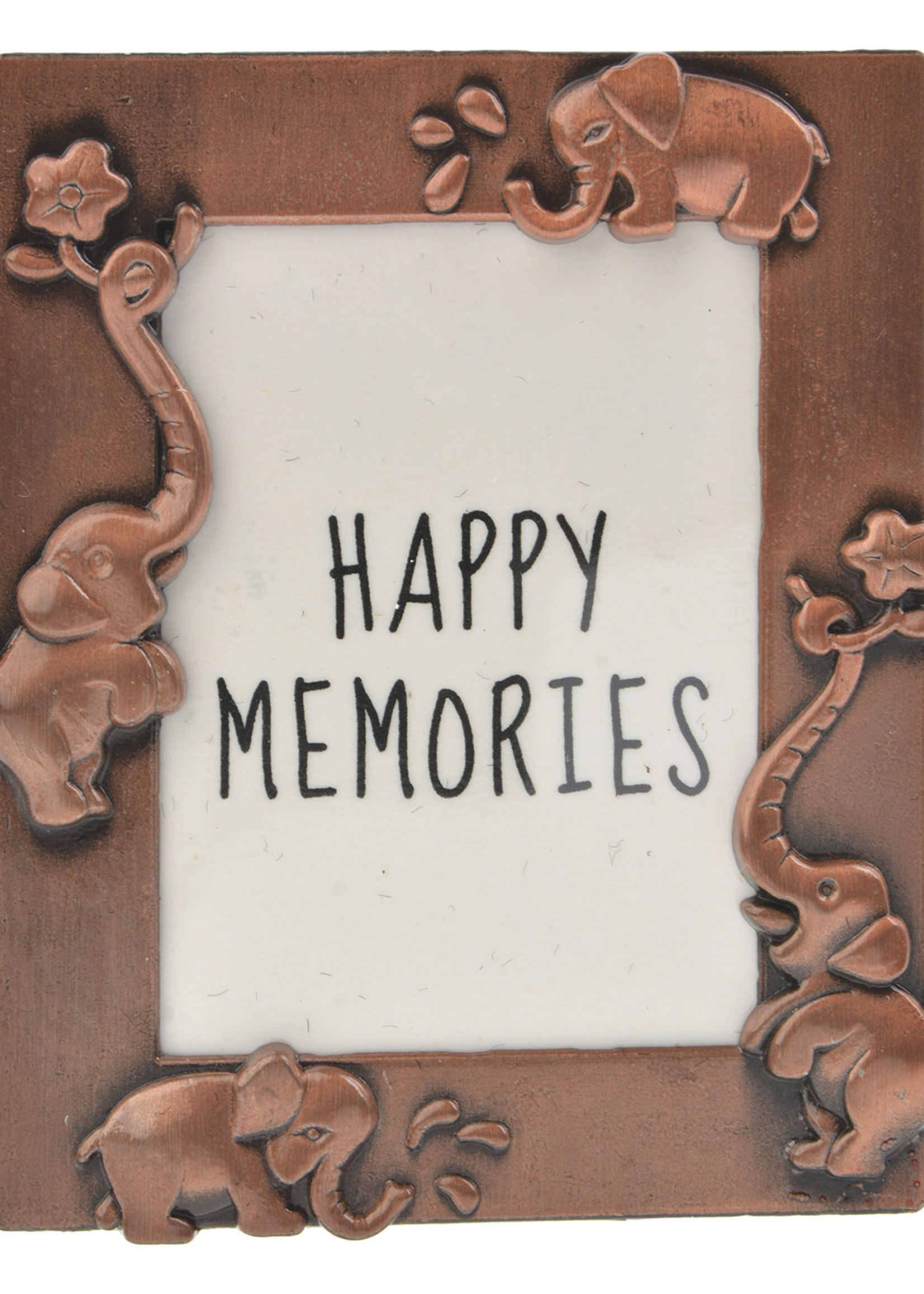 Clayre & Eef Fotolijst 4*5 cm/2.5*3.5 cm koperkleurig MLFF0008KO