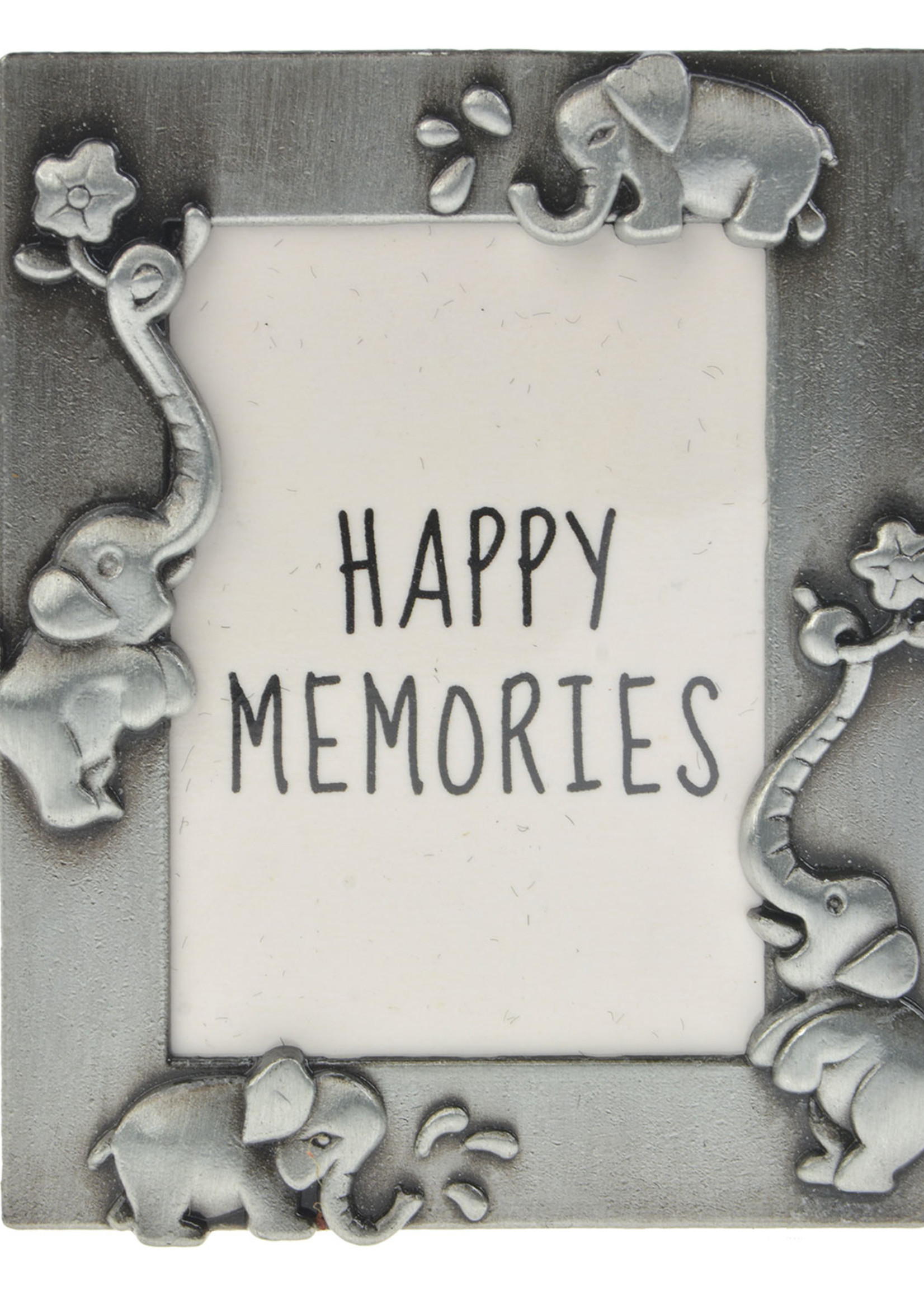 Clayre & Eef Cadre photo 4*5 cm/2.5*3.5 cm couleur argentée MLFF0008ZI