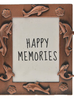 Clayre & Eef Cadre photo 4*5 cm/2.5*3.5 cm couleur cuivre MLFF0009KO