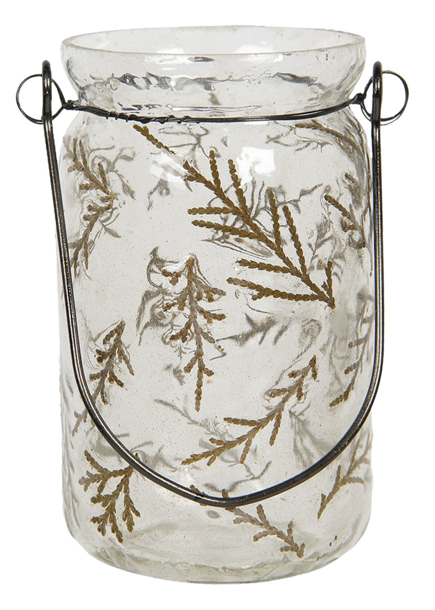 Clayre & Eef Waxinelichthouder Ø 7*11 cm 6GL2855