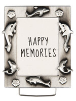 Clayre & Eef Cadre photo 4*5 cm/2.5*3.5 cm couleur argentée MLFF0009ZI