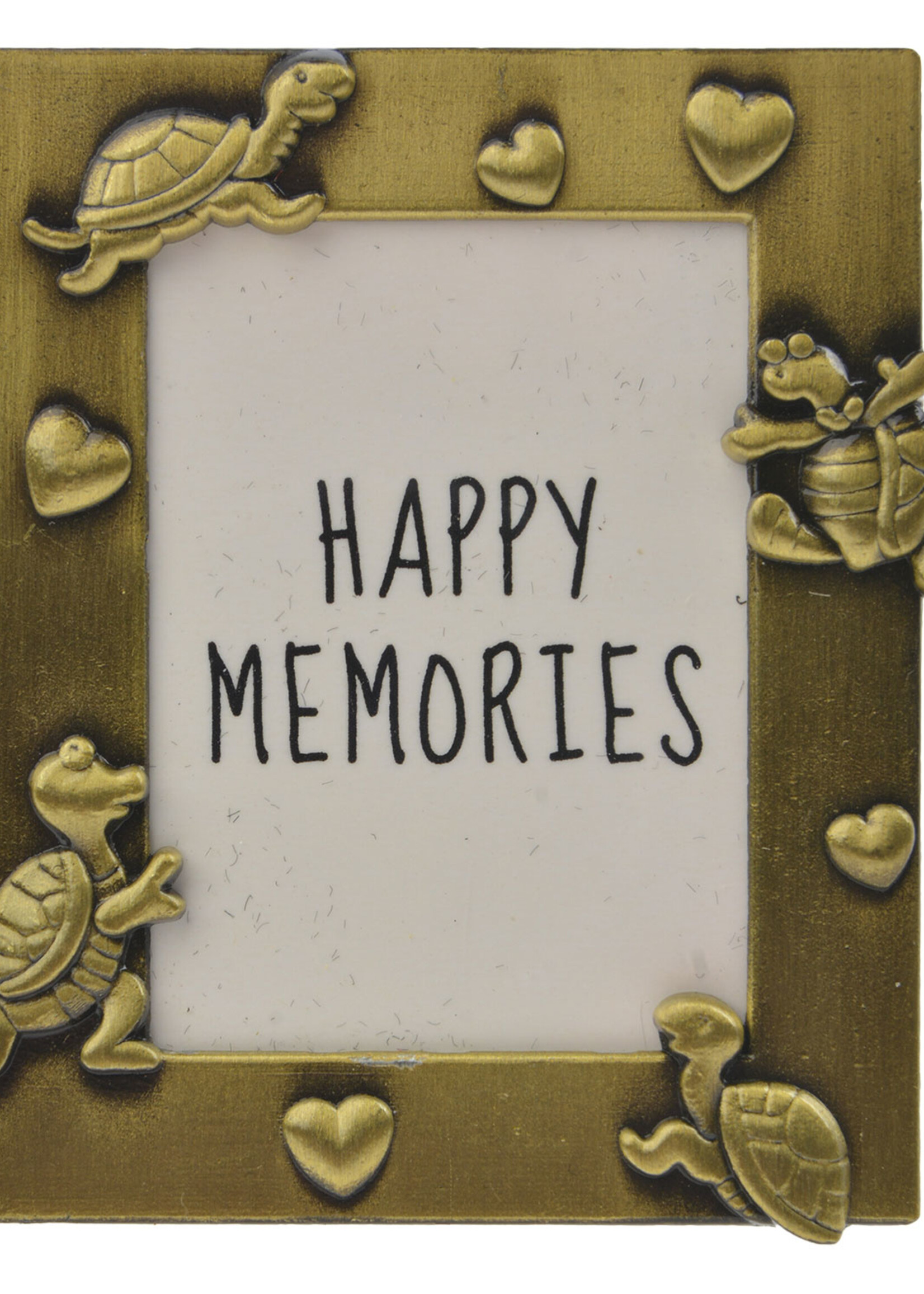 Clayre & Eef Cadre photo 4*5/2.5*3.5 cm cm couleur or MLFF0010GO